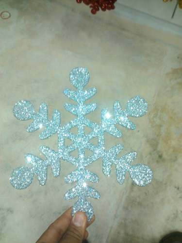 Copo Nieve Decorativo Navidad, Plastico 22 Cm