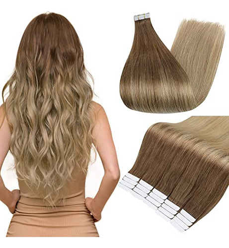 Fshine Tape In Hair Extensions 12 Inch Remy Hair Tape Yyq1y