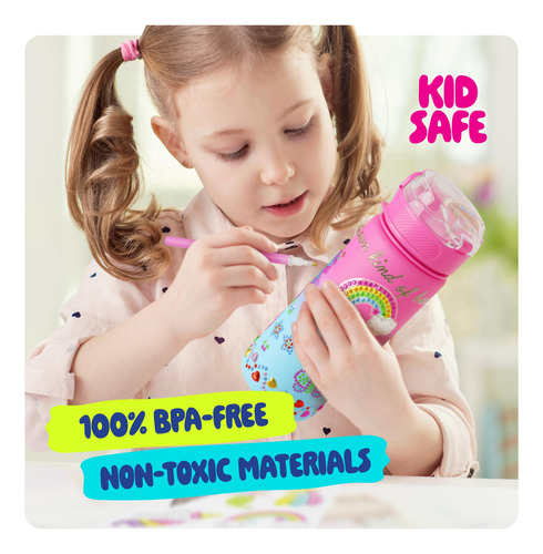 Kit De Decoración De Botellas De Agua Dan&darci Que Brillan