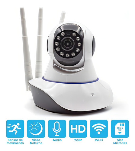 Cámara Robotizada Ip Yoosee Onvif Fast Wifi 360º 720p