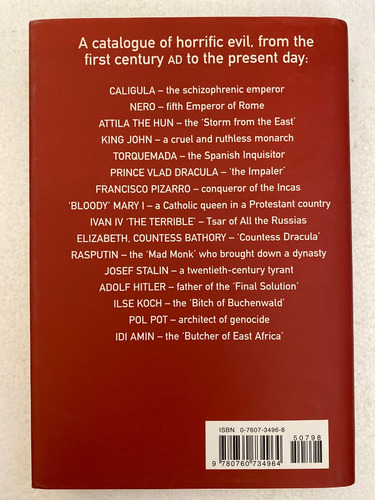 Libro The Most Evil Men And Women In History Miranda Twiss (Usado)