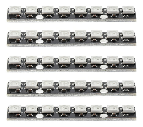 5 Módulos Ws2812 Tira 8 Led Rgb 5050 Para Arduino Pic