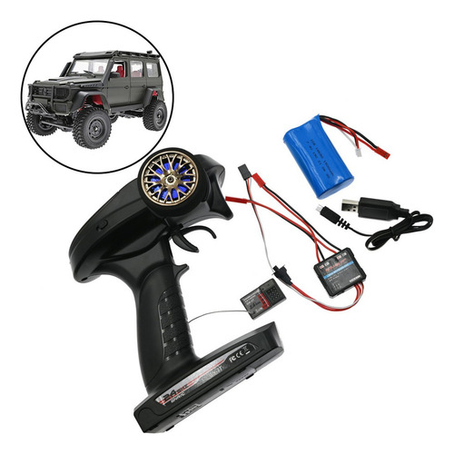 Receptor Transmisor De Control Remoto De Coche Rc 2.4g 3