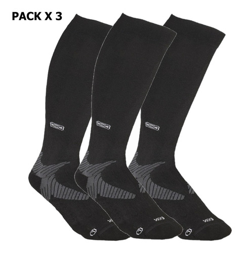 Medias Compresión Sox 15-20 Running Fútbol Fit Pack X 3