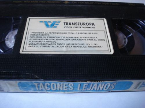 Vhs Tacones Lejanos (sin Caja Original)