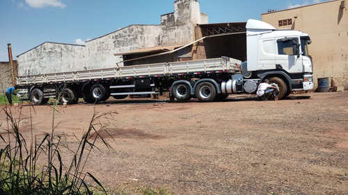 Carreta 3 Eixos Vanderleia, Carga Seca, 12 Lock Container.