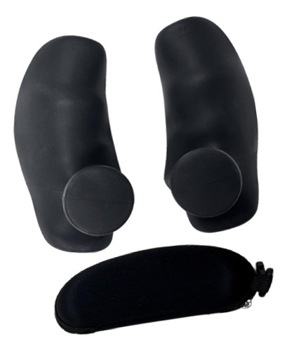 2 Piezas De Levantamiento De Pesas Empuñaduras De Negro