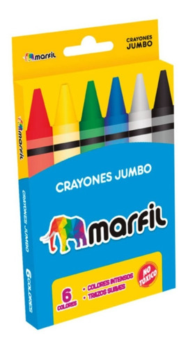 Crayolas Marfil Jumbo X6 Unidades *10 Cajas