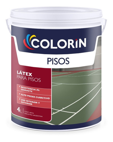 Pintura Para Pisos Colorin X 4 Pintureria Don Luis Mdp