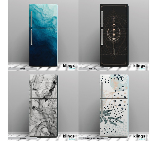 Imagen 2 de 9 de Vinilos Decorativos Para Heladera Plotter Heladeras