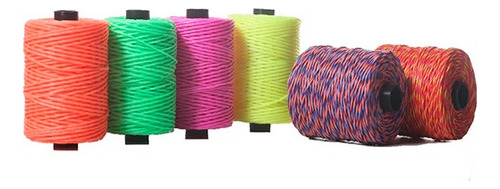 Hilo Encerado Fluo De 70 Mts. X 5 Unidades