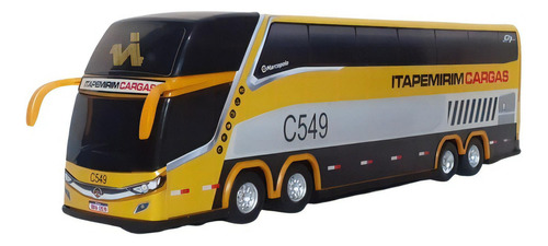 Miniatura Ônibus Itapemirim Cargas 2 Andares - Confira