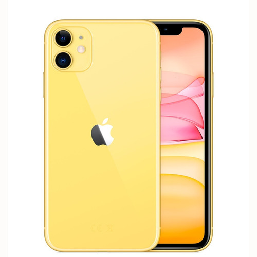 iPhone 11 128 Gb Amarillo En Caja Sellada+ Templado Y Funda!