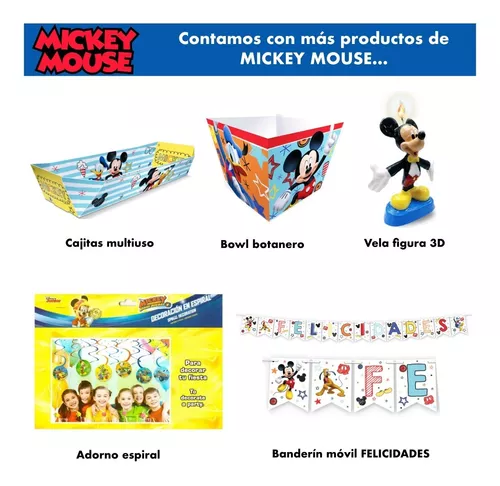 Letrero Feliz Cumpleaños Mickey Mouse - Artículos Para Fiestas