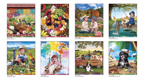 400 Calendario Len Varilla Mediano N Imagen + Santoral Anli