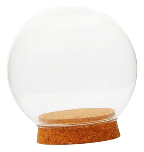 3 Cúpula De Cristal Transparente Del Tarro De La Bola 10cm