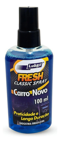 Aromatizante Automotivo Fresh Classic Spray Lubsil Carro No