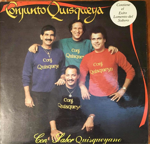 Disco Lp - Conjunto Quisqueya / Con Sabor Quisqueyano. Album