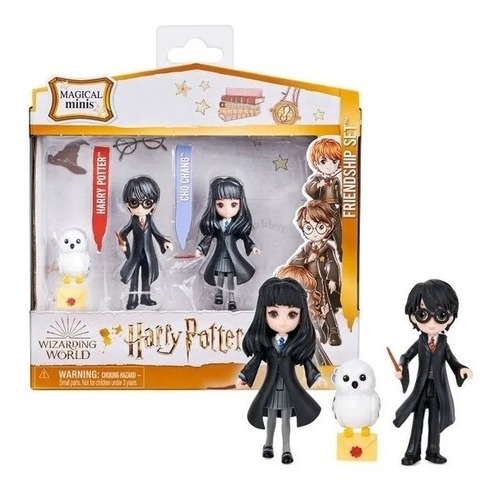Imagen 2 de 5 de Wizarding World Figura Harry Potter Y Cho Chang Playking