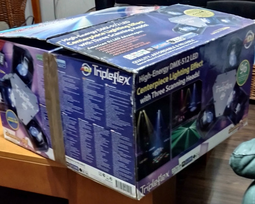 American Dj Tripleflex High Energy Dmx -512 Led Centerpiece (Usado)
