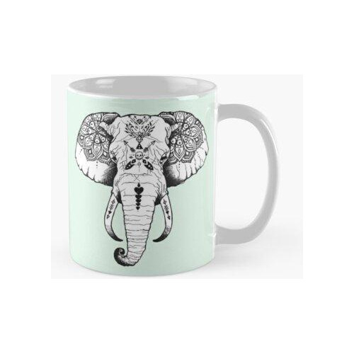 Taza Elefante Tatuado Calidad Premium