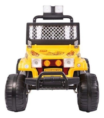 Camioneta a batería para niños Rodacross Wrangler  color amarillo 220V-230V