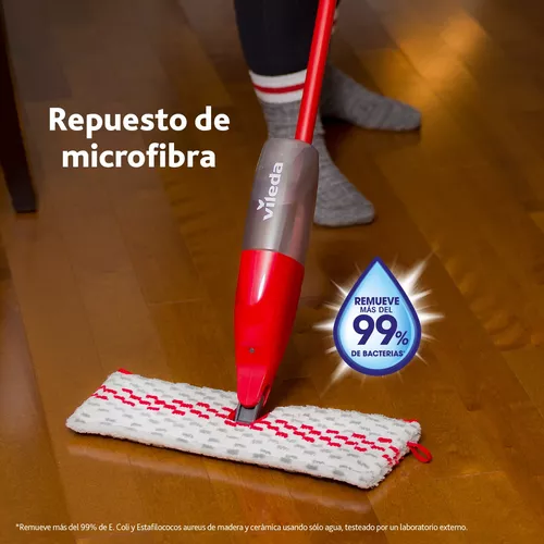 Vileda Promist Max Refill Repuesto Mopa Microfibra Spray - $ 11.700
