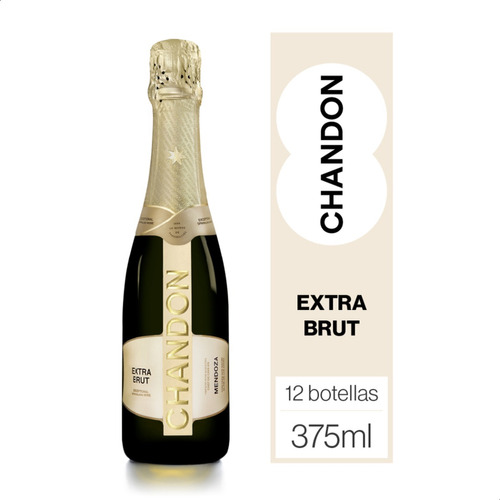 Champagne Chandon Extra Brut 375ml Pack X12 - 01almacen