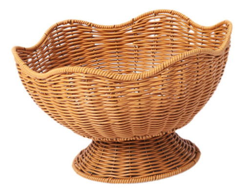 Cesta De Bocadillos, Canasta De Pan Con Tazón De 25x14cm