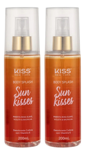 Kiss Corporal Sun Kisses Casual Body Splash 200ml Para Sem Gênero