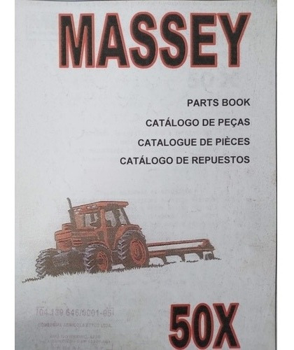 Catálogo Impresso Massey Ferguson 50x ( Ano 77 )