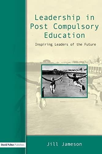 Leadership In Post-compulsory Education (libro En Inglés)