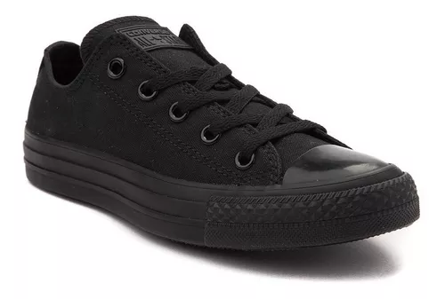 pastor Rápido Cualquier Converse Chuck Taylor All Star Total Negro Baja Lona 157004c | Envío gratis