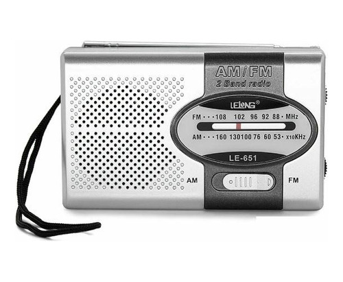 Radio Portatil Am/fm Sw - Le-651 Pequeno