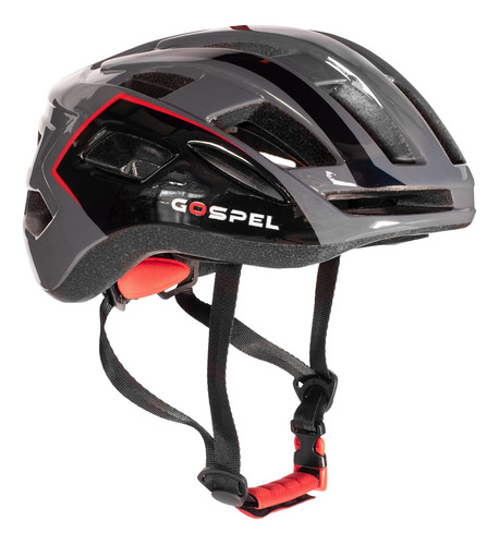 Casco Para Bicicleta Ciclista Talla L Luz Negro Sl728 Gospel