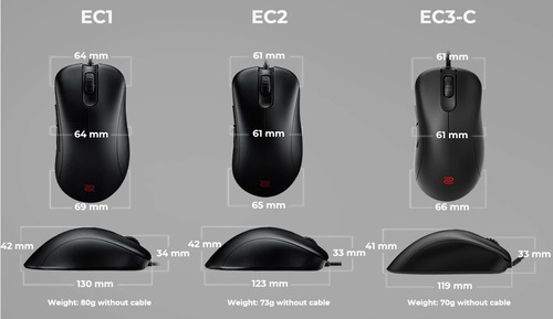 Mouse Zowie EC3-C preto