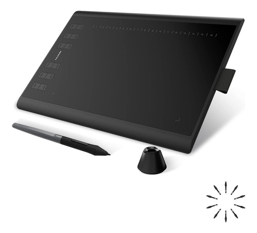 Tablet Gráfica De Dibujo +lápiz Capacitivo Sin Batería-negro