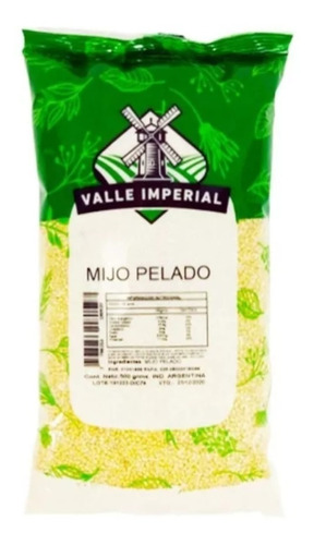 Mijo Pelado 500 Gr Marca: Valle Imperial