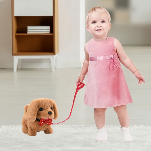 K 2 Piezas De Peluche Para Caminar, Ladrar, Saltar Y Menear