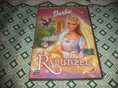 Barbie Como Rapunzel Dvd Original 