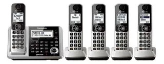 Teléfono Panasonic Kx-Tg175c inalámbrico 220V - color plateado