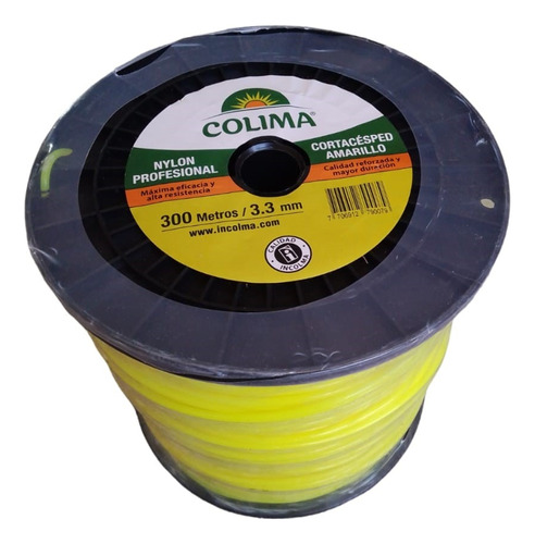 Nylon Profesional Cortacésped 3.3mm*300mts Colima