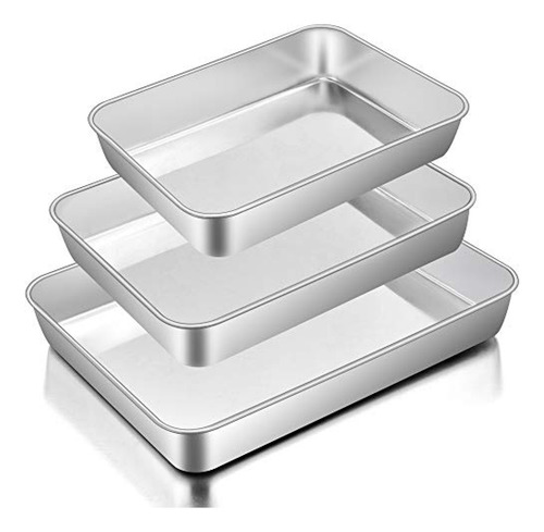 Bandejas Para Hornear Juego De 3 Moldes Para Hornear, E-far,