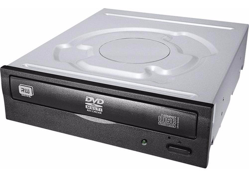 Imagen 2 de 6 de Quemador Dvd Liteon Ihas124 Sata Interno 24x Negro Bulk