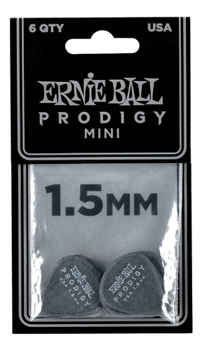 Puas De Guitarra Ernie Ball Pack X 6 Prodigy 1.5 Mm Mini 3s