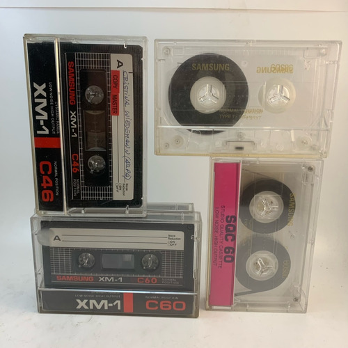 Cassettes Samsung Virgen Usados X 5 - C60 - C46 - Sqc 60