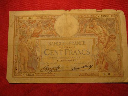 Francia 100 Francos 1937