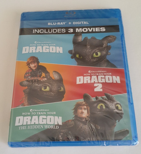 How To Train Your Dragon Trilogy Blu-ray Original