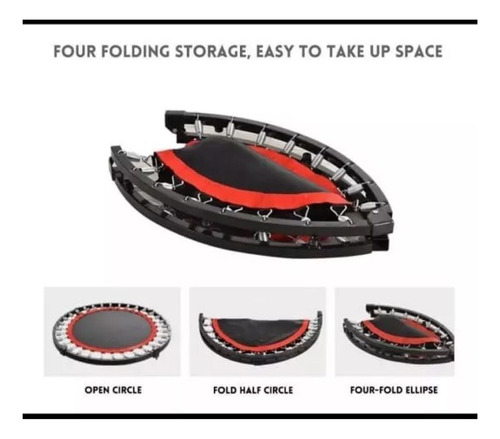 Trampolín Para Ejercicios Cama Elástica Plegable