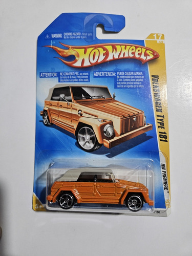 Hot Wheels Volkswagen Type 181 Safari Naranja 